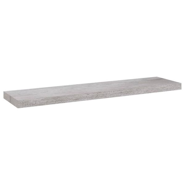 vidaXL seinariiulid 2 tk, betoonhall, 90 x 23,5 x 3,8 cm MDF
