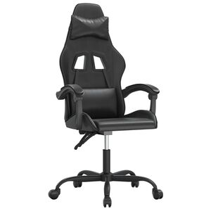 vidaXL m&auml;nguritool, must, kunstnahk