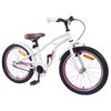 vidaXL Laste Bike 18 Tolli 5-7 aastastele Valge
