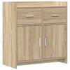 vidaXL K&otilde;ide Sonoma tamm 75 x 36 x 80 cm Tehispuit