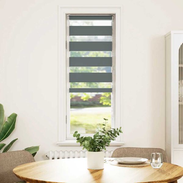 vidaXL Triibuline ruloo 40x150 cm kanga laius 35,9 cm pol&uuml;ester