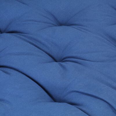 vidaXL euroaluse istumispadi, puuvill, 120 x 80 x 10 cm, sinine