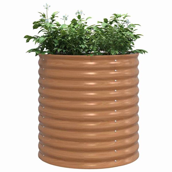 vidaXL K&otilde;rge peenar Pruun 80 x 80 x 81 cm Teras