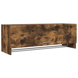 vidaXL garderoob, suitsutatud tamm, 100x32,5x35 cm, tehispuit