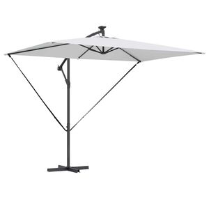vidaXL P&auml;ikesevari LED -ribatuledega Liivakarva 294 x 200 x 270 cm