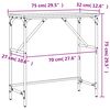 vidaXL konsoollaud, Sonoma tamm, 75x32x75 cm, tehispuit