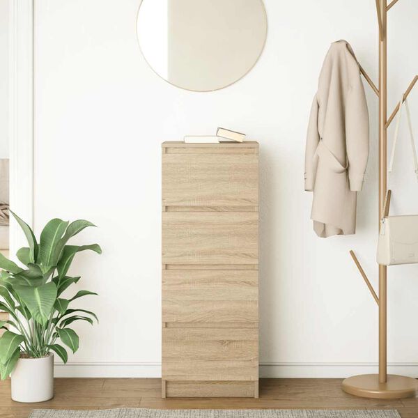 vidaXL puhvetkapp, Sonoma tamm, 37,5 x 35x 99 cm tehispuit