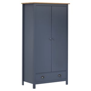 vidaXL 2 uksega garderoob "Hill", hall 89x50x170 cm, m&auml;nnipuit