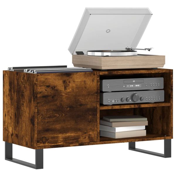 vidaXL plaadikapp, suitsutatud tamm, 85 x 38 x 48 cm, tehispuit