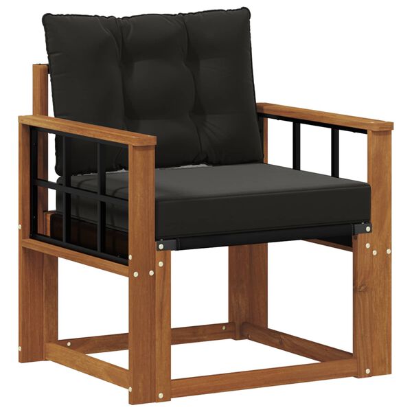 vidaXL 2 T&uuml;kk V&auml;li diivanikomplekt Tugev acacia puit ja Textilene