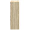 vidaXL raamaturiiul, Sonoma tamm, 60 x 24 x 76 cm, tehispuit
