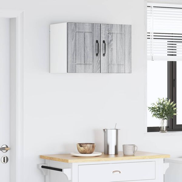 vidaXL K&ouml;&ouml;gikapp 2 pcs Hall Sonoma 30 x 31 x 40 cm Tehispuit