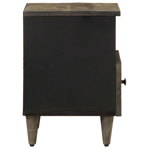 vidaXL öökapid 2 tk helehall 40x33x46 cm täispuidust mango