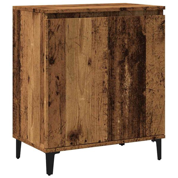 vidaXL puhvetkapp Old Wood 60x35x70 cm Engineered Wood