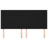 vidaXL peatsiplaat, must, 160 x 5 x 118/128 cm, kangas