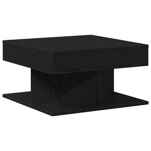 vidaXL Kohvilaud Must tamm 57 x 57 x 30 cm Tehispuit