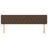 vidaXL voodipeatsid 2 tk, tumepruun, 90x7x78/88 cm, kangas