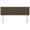 vidaXL voodipeatsid, tumepruun, 144x5x78/88 cm, kangas