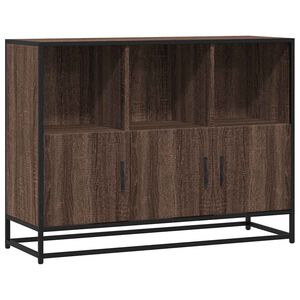 vidaXL puhvetkapp pruun tamm 100x35x76 cm Engineered Wood