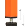 vidaXL telerikapp, oranž, 105 x 35 x 50 cm, teras