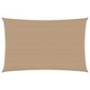 vidaXL p&auml;ikesepuri, 160 g/m&sup2;, pruunikashall, 3 x 5 m, HDPE