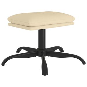 vidaXL jalapink, kreemjas, 60x60x36 cm, kangas