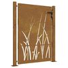 vidaXL aiav&auml;rav 100 x 125 cm corten terasest murukujundusega