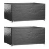 vidaXL aiam&ouml;&ouml;blikatted,2 tk, 8 aasaga, 160 x 120 x 75 cm, ristk&uuml;lik