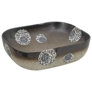 vidaXL valamu t&ouml;&ouml;pinnale, mitmev&auml;rviline, ristk&uuml;lik, keraamiline