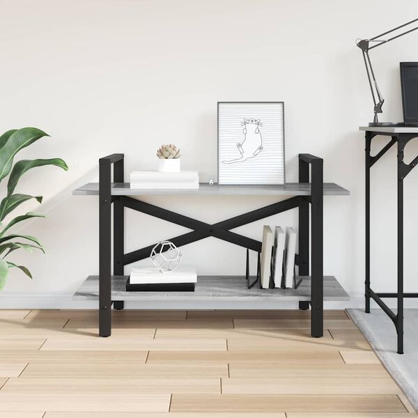 vidaXL Raamatukapp Hall Sonoma 100 x 33,5 x 64 cm Tehispuit