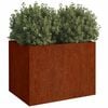 vidaXL taimekast, 62x47x46 cm, Corten teras