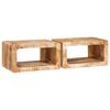 vidaXL &Ouml;&ouml;kapp 2 pcs Pruun 45 x 30 x 24 cm Tugev mango puu