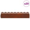 vidaXL Murukatted 20 tk 103 x 0,05 x 22 cm Ilmastikukindel teras