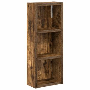 vidaXL Vannitoa seinakapp riiuliga Suitsetatud Tamm 20 x 10 x 50 cm