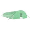 vidaXL kasvuhoone terasraamiga, roheline, 108 m&sup2;, 18x6x2,85 m