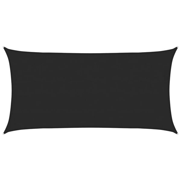 vidaXL päikesepuri 160 g/m² must, 4 x 7 m, HDPE