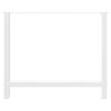 vidaXL söögilaua jalad, valged, 2 tk, 100 x (72–73) cm, teras
