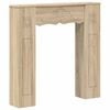 vidaXL Kamina raam Sonoma tamm 102 x 20 x 102 cm Tehispuit