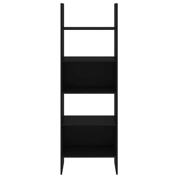 vidaXL raamaturiiul must 60 x 35 x 180 cm tehispuit