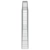 vidaXL kaarekujulised gabioonkorvid 4 tk, 400x30x180/200 cm, raud