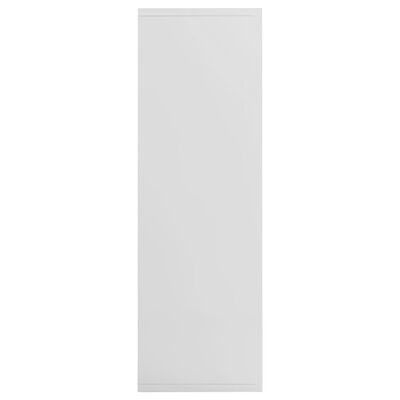 vidaXL raamaturiiul/puhvetkapp, valge, 50 x 25 x 80 cm, puitlaastplaat