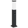 vidaXL anduriga postvalgusti 50 cm must IP44