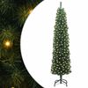 vidaXL Tehisj&otilde;ulupuu Roheline 210 cm PVC, teras ja plastik
