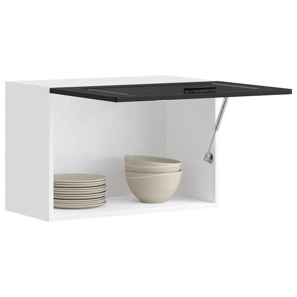 vidaXL köögi seinakapp Porto, must, tehispuit