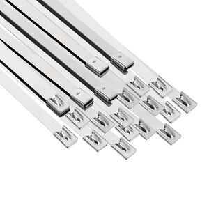 vidaXL Kaabli sidumine 25 tk 7,9 x 450 mm H&otilde;bedane