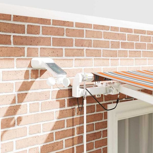 vidaXL K&auml;igukohandatav varikatus Mitmev&auml;rviline 300 x 250 cm