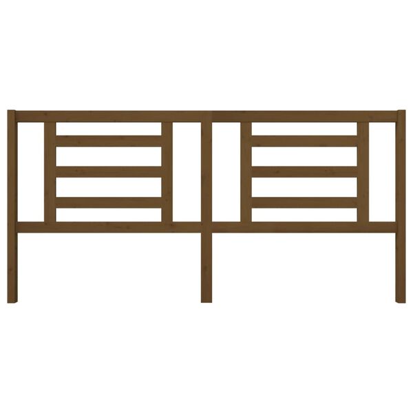 vidaXL voodipeats, meepruun, 206 x 4 x 100 cm, m&auml;nnipuit