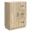 vidaXL K&otilde;ide sahtliga Sonoma tamm 66 x 34,5 x 87 cm Tehispuit