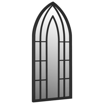 vidaXL peegel, must, 100x45 cm, raud, toas kasutamiseks