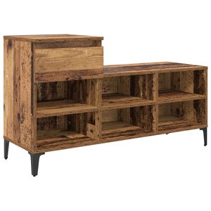 vidaXL Kinga kapp sahtliga Vana puit 102 x 36 x 60 cm Tehispuit